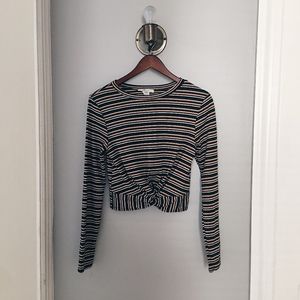 Striped  Crop Top❤️